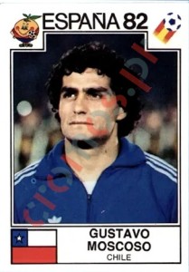 162 Gustavo Moscoso – FIFA World Cup Spain 1982 Panini