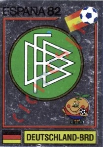 110 Deutschland-BRD (emblem) – FIFA World Cup Spain 1982 Panini