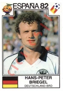 117 Hans-Peter Briegel – FIFA World Cup Spain 1982 Panini
