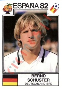 120 Bernd Schuster – FIFA World Cup Spain 1982 Panini