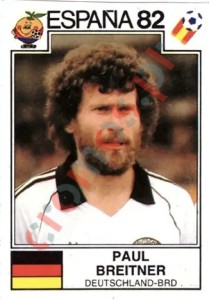 121 Paul Breitner – FIFA World Cup Spain 1982 Panini
