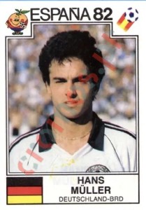123 Hans Muller – FIFA World Cup Spain 1982 Panini