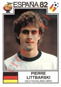 124 Pierre Littbarski – FIFA World Cup Spain 1982 Panini