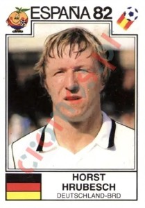 126 Horst Hrubesch – FIFA World Cup Spain 1982 Panini