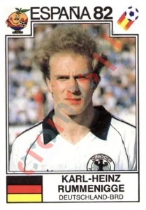 127 Karl-Heinz Rummenigge – FIFA World Cup Spain 1982 Panini
