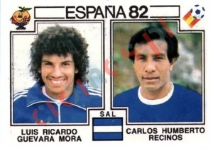 220 Luis Ricardo Guevara Mora & Carlos Humberto Recinos – FIFA World Cup Spain 1982 Panini