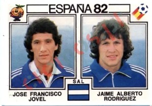 221 Jose Francisco Jovel & Jaime Alberto Rodrigues – FIFA World Cup Spain 1982 Panini