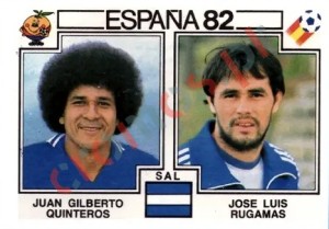 223 Juan Gilberto Quinteros & Jose Luis Rugamas – FIFA World Cup Spain 1982 Panini