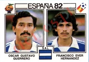 226 Oscar Gustavo Guerrero & Francisco Ever Hernandez – FIFA World Cup Spain 1982 Panini