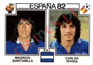 227 Mauricio Quintanilla & Carlos Rivera – FIFA World Cup Spain 1982 Panini
