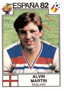 243 Alvin Martin – FIFA World Cup Spain 1982 Panini