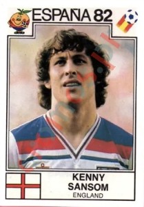 244 Kenny Sansom – FIFA World Cup Spain 1982 Panini
