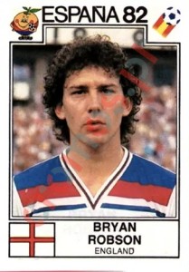 246 Bryan Robson – FIFA World Cup Spain 1982 Panini