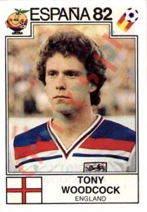 254 Tony Woodcock – FIFA World Cup Spain 1982 Panini