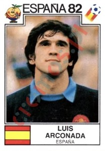 294 Luis Arconada – FIFA World Cup Spain 1982 Panini