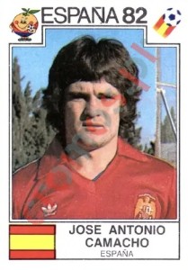 295 Jose Antonio Camacho – FIFA World Cup Spain 1982 Panini