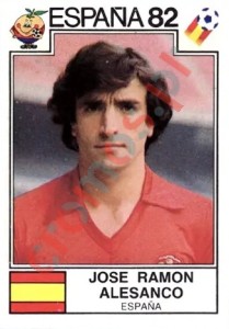 297 Jose Ramon Alesanco – FIFA World Cup Spain 1982 Panini