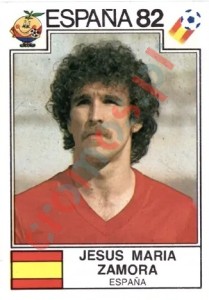 302 Jesus Maria Zamora – FIFA World Cup Spain 1982 Panini