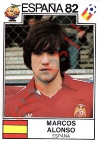 304 Marcos Alonso – FIFA World Cup Spain 1982 Panini