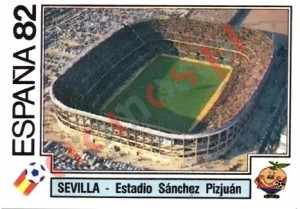15 Sevilla - Estadio Sanchez Pizjuan – FIFA World Cup Spain 1982 Panini