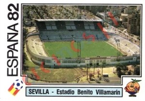 16 Sevilla - Estadio Benito Villamarin – FIFA World Cup Spain 1982 Panini