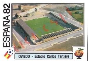 24 Oviedo - Estadio Carlos Tatiere – FIFA World Cup Spain 1982 Panini