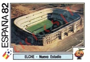 26 Elche - Nuevo Estadio – FIFA World Cup Spain 1982 Panini
