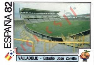 32 Valladolid - Estadio Jose Zorrilla – FIFA World Cup Spain 1982 Panini