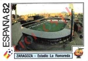 34 Zaragoza - Estadio La Romareda – FIFA World Cup Spain 1982 Panini