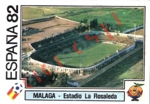 35 Malaga - Estadio La Rosaleda – FIFA World Cup Spain 1982 Panini