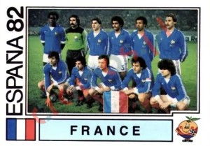 275 France (team) – FIFA World Cup Spain 1982 Panini