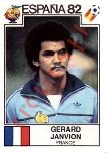 277 Gerard Janvion – FIFA World Cup Spain 1982 Panini