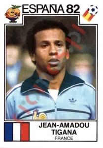 282 Jean-Amadou Tigana – FIFA World Cup Spain 1982 Panini
