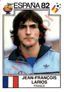 284 Jean-Francois Larios – FIFA World Cup Spain 1982 Panini