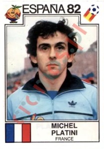 286 Michel Platini – FIFA World Cup Spain 1982 Panini