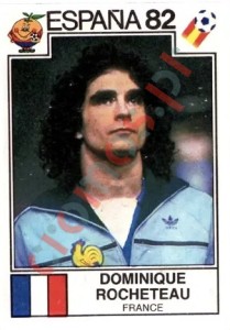 288 Dominique Rocheteau – FIFA World Cup Spain 1982 Panini