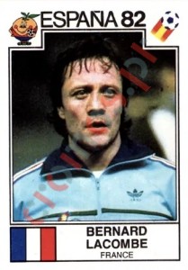 289 Bernard Lacombe – FIFA World Cup Spain 1982 Panini