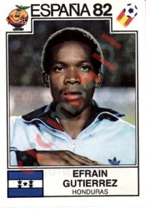 349 Efrain Gutierrez – FIFA World Cup Spain 1982 Panini