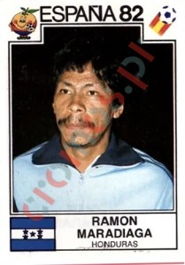 356 Ramon Maradiaga – FIFA World Cup Spain 1982 Panini