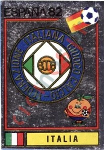 36 Italia (emblem) – FIFA World Cup Spain 1982 Panini