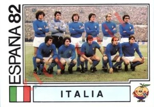 37 Italia (team) – FIFA World Cup Spain 1982 Panini