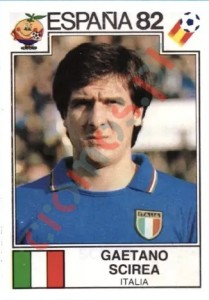 40 Gaetano Scirea – FIFA World Cup Spain 1982 Panini