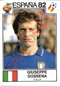 47 Giuseppe Dossena – FIFA World Cup Spain 1982 Panini