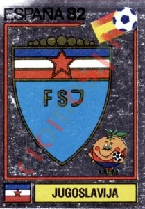 310 Jugoslavija (emblem) – FIFA World Cup Spain 1982 Panini