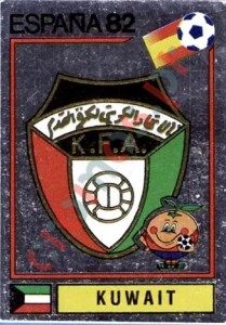 228 Kuwait (emblem) – FIFA World Cup Spain 1982 Panini