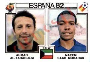 230 Ahmad Al-Tarabulsi & Naeem Saad Mubarak – FIFA World Cup Spain 1982 Panini