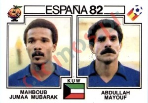 231 Mahboub Jumaa Mubarak & Abdullah Mayouf – FIFA World Cup Spain 1982 Panini