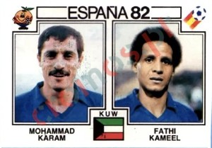 235 Mohammad Karam & Fathi Kameel – FIFA World Cup Spain 1982 Panini
