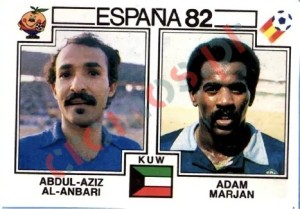 237 Abdul-Aziz Al-Anbari & Adam Marjan – FIFA World Cup Spain 1982 Panini