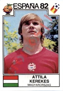 188 Attila Kerekes – FIFA World Cup Spain 1982 Panini